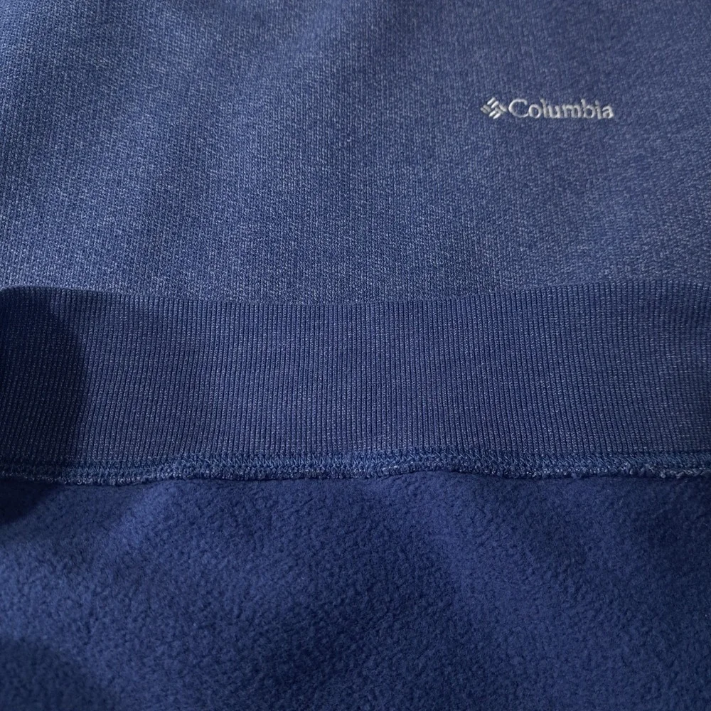 Columbia Pullover Men's Sweater Blue With Logo Size XXL Crew Neck‎ Comfortable